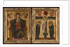 Diptych with the Virgin and Child Enthroned and the Crucifixion, 1275-80 by Levantine School