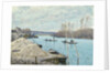The Seine at Port-Marly, Piles of Sand, 1875 by Alfred Sisley