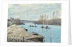 The Seine at Port-Marly, Piles of Sand, 1875 by Alfred Sisley