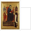 Virgin and Child enthroned with Saints Peter, Paul, John the Baptist, Dominic and a donor, 1325-35 by Ugolino di Nerio