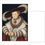 Portrait of Magdalena of Saxony, Wife of Elector Joachim II of Brandenburg, c.1529 by Lucas the Elder Cranach
