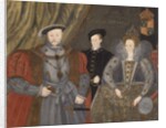 Henry VIII, Elizabeth I, and Edward VI, 1597 by English School