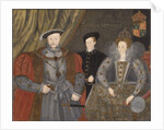 Henry VIII, Elizabeth I, and Edward VI, 1597 by English School