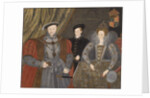 Henry VIII, Elizabeth I, and Edward VI, 1597 by English School