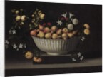 Flowers and Fruit in a China Bowl, c.1645 by Juan de Zurbaran