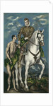 Saint Martin and the Beggar, 1597-1600 by El (1541-1614) Greco