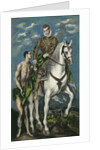 Saint Martin and the Beggar, 1597-1600 by El (1541-1614) Greco