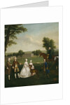 Thomas Lister and Family at Gisburne Park, 1740-41 by Arthur Devis