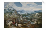 Landscape with the Penitent Saint Jerome, 1530-40 by School Antwerp