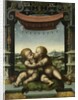 The Infants Christ and Saint John the Baptist Embracing, 1520-25 by Joos van Cleve
