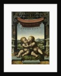 The Infants Christ and Saint John the Baptist Embracing, 1520-25 by Joos van Cleve