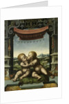 The Infants Christ and Saint John the Baptist Embracing, 1520-25 by Joos van Cleve