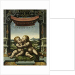 The Infants Christ and Saint John the Baptist Embracing, 1520-25 by Joos van Cleve