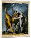 Sketch for Oath on the Rütli, Female Figure, 1779-81, 1785-90 by Henry (1741-1825) Fuseli