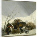 Winter Scene, c.1786 by Francisco Jose de Goya y Lucientes