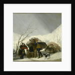 Winter Scene, c.1786 by Francisco Jose de Goya y Lucientes