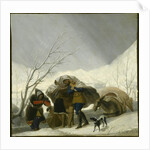 Winter Scene, c.1786 by Francisco Jose de Goya y Lucientes