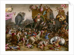 The Battle of Zama, after 1567 by Cornelis (after) Cort