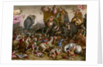The Battle of Zama, after 1567 by Cornelis (after) Cort
