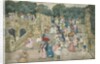 The Terrace Bridge, Central Park, 1901 by Maurice Brazil Prendergast
