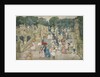 The Terrace Bridge, Central Park, 1901 by Maurice Brazil Prendergast