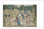 The Terrace Bridge, Central Park, 1901 by Maurice Brazil Prendergast