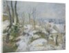 Rabbit Warren at Pontoise, Snow, 1879 by Camille Pissarro