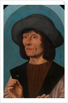 Portrait of a Man with a Pink, 1504-14 by Quentin Massys
