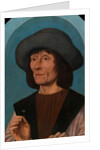 Portrait of a Man with a Pink, 1504-14 by Quentin Massys