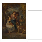 Three Little Girls, c.1870 by Narcisse Virgile Diaz de la Pena