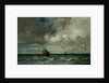 Barks Fleeing Before the Storm, 187075 by Jules Dupre