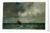 Barks Fleeing Before the Storm, 187075 by Jules Dupre