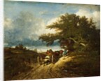 On the Road, 1856 by Jules Dupre