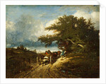 On the Road, 1856 by Jules Dupre