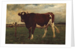 Study of a Cow, 1870-90 by Emile van Marcke de Lummen