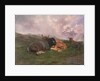 Cattle at Rest on a Hillside in the Alps, 1885 by Rosa Bonheur