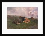 Cattle at Rest on a Hillside in the Alps, 1885 by Rosa Bonheur