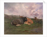 Cattle at Rest on a Hillside in the Alps, 1885 by Rosa Bonheur