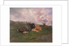 Cattle at Rest on a Hillside in the Alps, 1885 by Rosa Bonheur
