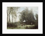 Arleux-Palluel, The Bridge of Trysts, 187172 by Jean Baptiste Camille Corot