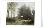 Arleux-Palluel, The Bridge of Trysts, 187172 by Jean Baptiste Camille Corot