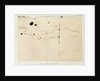 Sketch of the coast of Espanola, drawn by Columbus on the first voyage by Christopher Columbus