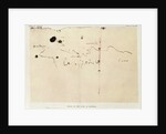 Sketch of the coast of Espanola, drawn by Columbus on the first voyage by Christopher Columbus