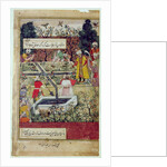 Emperor Babur surveying the establishment of a Garden in Kabul, c.1600 by J. Dorman