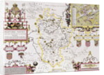 Bedfordshire and the situation of Bedford by John Speed