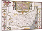 Suffolk and the situation of Ipswich by John Speed