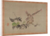 Apple and flowering plant, 1851 by Tsubaki Chinzan