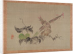 Apple and flowering plant, 1851 by Tsubaki Chinzan