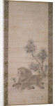 Monkeys with pine saplings and butterfly, c.1800 by Sosen Mori