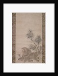 Monkeys with pine saplings and butterfly, c.1800 by Sosen Mori